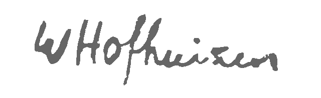 Signature Willem Hofhuizen